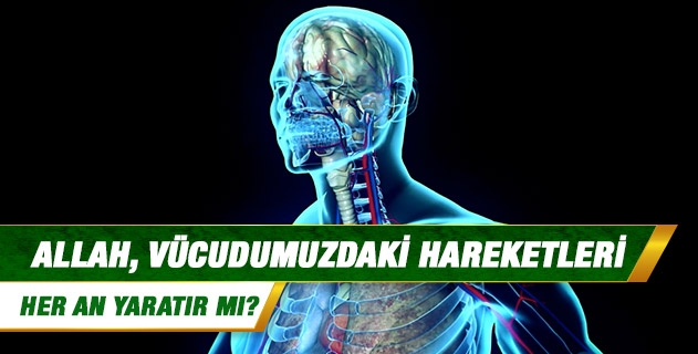 Allah, vücudumuzdaki hareketleri her an yaratır mı? Allah, vücudumuzdaki hareketleri her an yaratır mı?