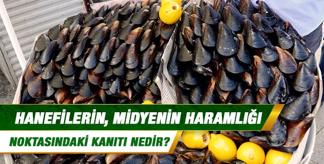 Hanefilerin, midyenin haramlığı noktasındaki kanıtı nedir?