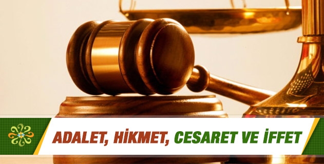 Adalet, hikmet, cesaret ve iffet