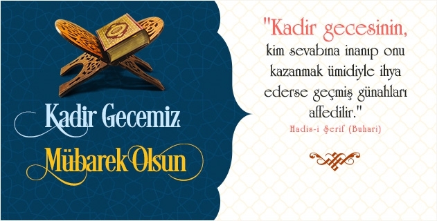 Kadir Gecemiz Mübarek Olsun